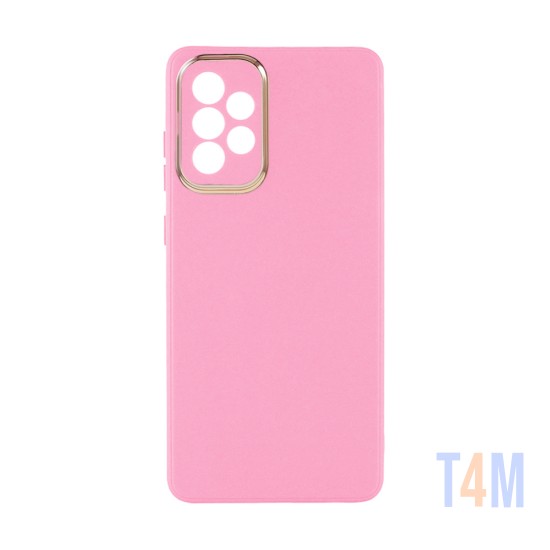 Capa de Silicone para Samsung Galaxy A52 5G Rosa